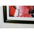 Rene Johannes - Abstract - A beautiful limited and signed print! Low price, bid now!