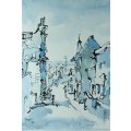 Gregoire Boonzaier - Cape Town street scene - A beautiful limited edition print! - Bid now!