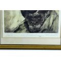 Victor Ivanoff - Outa - A stunning etching!! - Bid now!!