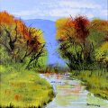 Jan Brand - River with mountains - A beautiful treasure! - Investment art, bid now!