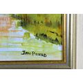 Jan Brand - River with mountains - A beautiful treasure! - Investment art, bid now!