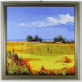 Jan Brand - Farmhouse and store in a landscape - A beautiful treasure! - Investment art, bid now!