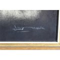 David Mbele - Learning to read - A beautiful pastel - Low price, bid now!