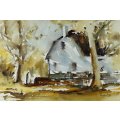 Gordon Legg - Farm house amongst the trees - Beautiful art!! Bid now!!
