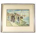 Denzo Koenig - Morrocco harbor scene - A stunner at a low price, act now!!