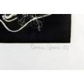 Bruce Dean - Abstract - Woodcut - Beautiful! - Bid now!