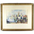 After Irma Stern - A beautiful boat scene in her style - Bid now!