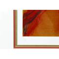 Fred Schimmel - Red abstract - A beautiful limited edition screenprint! Bid now!