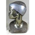 Casper Darare - Basotho Girl with scarf - Posthumous Cold Casting - Magnificent!! Bid now!
