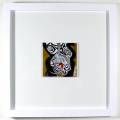 Cecil Skotnes - Ceramic tile with a transfer print - 1970 - A stunning little treasure! - Bid now!!