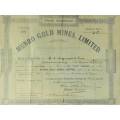 Munro Gold Mines - Share Certificate - A lovely piece! - Bid now!