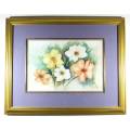 Beautiful flowers - A lovely watercolor - Unsigned - Bid now!