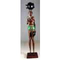 HR Mbhele Carving - Traditional Woman - Carrying Pot - Lovely Display Piece!! Low price!!- Bid now!!