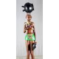 HR Mbhele Carving - Traditional Woman - Carrying Pot - Lovely Display Piece!! Low price!!- Bid now!!