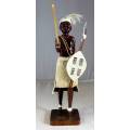 HR Mbhele Carving - Traditional Warrior - Lovely Display Piece!! Low price!!- Bid now!!