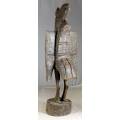 Senufo Hornbill - Ivory Coast Wooden Statue - Lovely Display Piece!! Low price!!- Bid now!!
