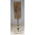Vintage African Spade With Carved Bone Handle - Lovely Display Piece!! Low price!!- Bid now!!