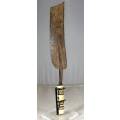Vintage African Spade With Carved Bone Handle - Lovely Display Piece!! Low price!!- Bid now!!