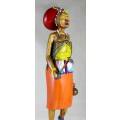 HR Mbhele-Traditional Mother and Child Carrying Hoe -Lovely Display Piece!! Low price!!- Bid now!!