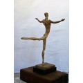 Maureen Quin - Male Ballet Dancer - A magnificent bronze sculpture!! Investment art!!