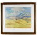 Pierneef - Expansive landscape with tree - Iconic scene - A beautiful print!! Bid now!