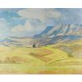 Pierneef - Expansive landscape with tree - Iconic scene - A beautiful print!! Bid now!