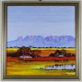 Jan Brand - Wine farm with mountains - A beautiful treasure! - Investment art, bid now!