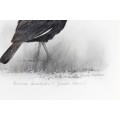 Linchen Kirchener - Ground Hornbill - Beautiful art! - Bid now!
