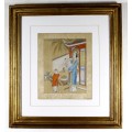 Japanese mother and child - Beautiful art! - Bid now!