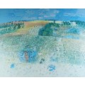 Raul Dufy - Abstract - Horses in the farmers field - Beautiful! - Bid now!!