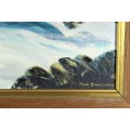 Joan Barnshaw - Seascape - A beautiful oil painting! - Bid now!!