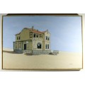 Russel Hawyes - Abanded house in the desert - Stunning art!! Bid now!!