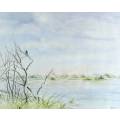 Chrystal Wynn - Lake scene - A lovely print - Low price, bid now!