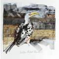 Linchen Kirchner - Yellow Billed Hornbill - A beautiful little treasure! - Bid now!