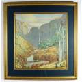 Pierneef - Station Panel - Waterval Boven - Iconic scene - A beautiful print!! Bid now!
