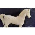 Unique white horse /Wit perd whiskey bar ornament (Ceramic)