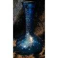 Blenko Mid Century Blue Glass  Vase