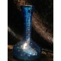 Blenko Mid Century Blue Glass  Vase