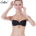 **The original** COLLEER Sexy Push Up Bra Silicone Lace Up Strapless Bralette