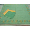 VINTAGE COTTON EMBROIDERED TABLE CLOTH AND NAPPKINS