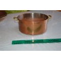 copper cooking pot diam 20cm