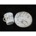 EGG SHEL CUP AND SAUCER