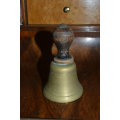 Old well used minature school bell 10cm