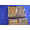 Vintage playing cards complete set of 2 packs