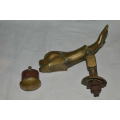 Brass WW2 fish door knocker complete  REDUCED FOR THE WEEK END