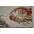 giclee print on canvase Clementoni The creation of Adam