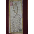 Map of corsicae . Antiqua Delcriptio. Milliaria Italico  Sardiniae