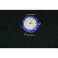 925 silver and Guilloche Enamel vintage ladies watch