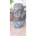 Stunning large (Verite?) 40kg African bust Samson Charimari Harare