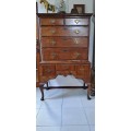 18 Century wall nut chest on stand
